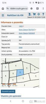 Prodám pozemek o výměře 1765m2 - 31.3. - 12:23 Prodám 3parce