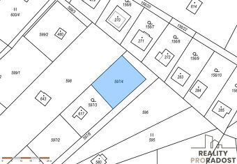Prodám zahradu v chatově oblasti o velikosti 395m², nedaleko