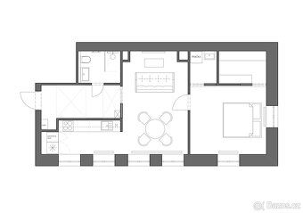 Ev.č. 06953 Nadčasový design, povedená kombinace barev i mat