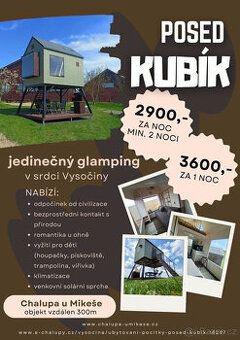 Pronajmeme si rádi vybavenou chatu k celoročnímu pobytu, se 