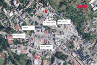 Pronájem komerčních prostor v centru Nové Paky v 1. NP s uži