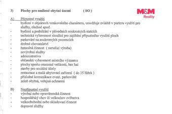 Prodej pozemku o výměře 1129 m2 územním plánem zařazeného do