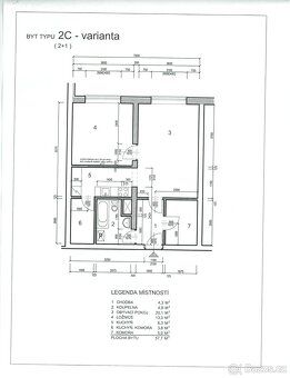 Ev.č. 02175 Nabízíme k pronájmu prostorný byt 2+kk o výměře 