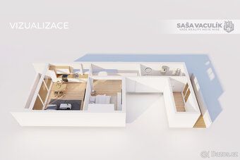 Exkluzivně nabízíme k pronájmu moderní byt 2+kk o velikosti 