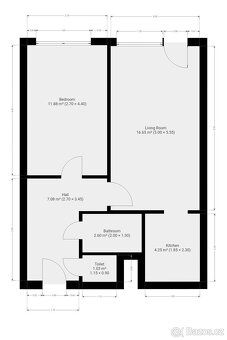 We offer for long-term sublet a spacious and bright apartment of 2KK in the heart of Prague-Kobylisy.