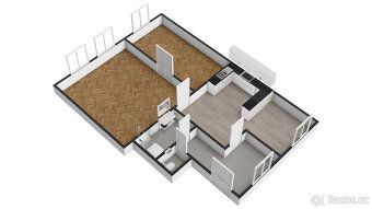 Rental of apartment 3+kk, 90 sqm, Prague 7 - Holesovice, Dukelsk Street