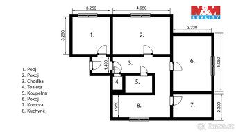 We offer for sale a spacious 3BR apartment with a total area of 88 m².