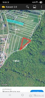Prodám pozemek 2062m2 v katastru obce Lazany u Brna. Pozemek