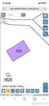 Prodám spoluvlastnický podíl na LV 454. Parcela číslo 263/5 