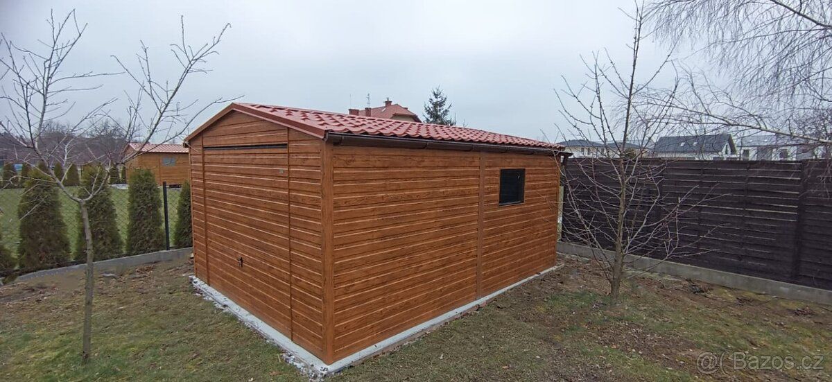 Specifikace Šířka 4m Hloubka 5m Typ střechy: sedlová Střecha