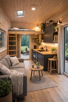 MOBILNÍ TINY HOUSE 18 m Komfortní malé bydlení pro skutečný 