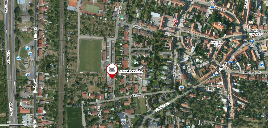 Nabízím pronájem řadové garáže na ulici Sokolská v Brno-Modř