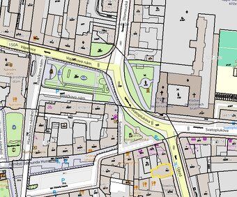 Pronajmu na ulici Újezd v 1.patře 200m2 prodejní plochy. Okn