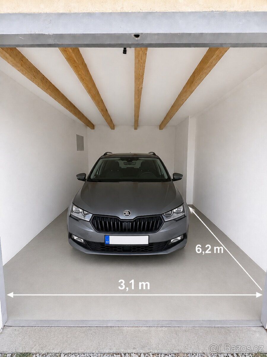 Pronajmu garáž ve Františkových Lázních u Labutího jezírka. 