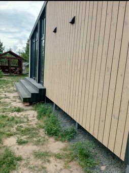 Dřevostavba, 76 m2 zastavěná plocha, klimatizace, podlahové 