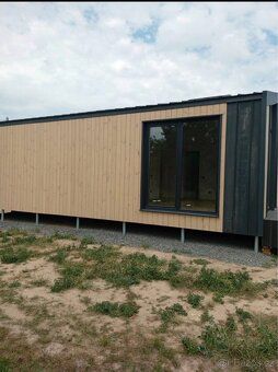 Dřevostavba, 76 m2 zastavěná plocha, klimatizace, podlahové 