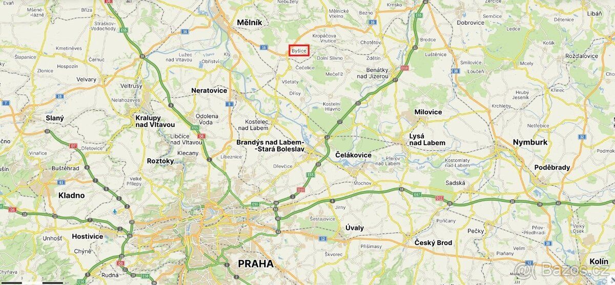 In the cadastral area of Byšice we offer for sale a share