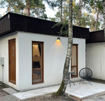 Nowoczesny domek letniskowy o powierzchni 27 m² z własnym
