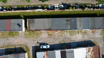 For sale a brick terraced garage on its own land measuring