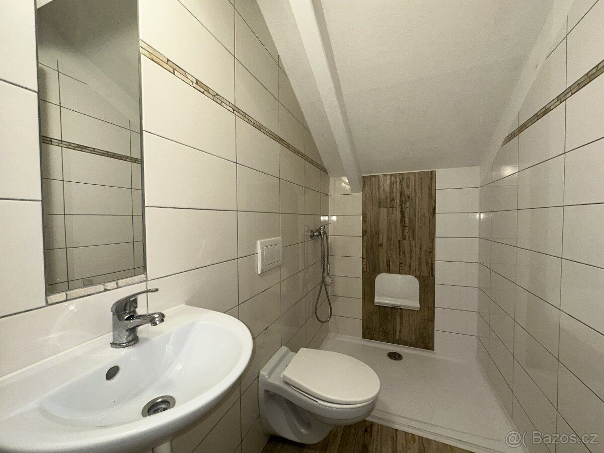 Pronajmu podkrovní 1+kk o celkové ploše 29 m2 v nájemním dom
