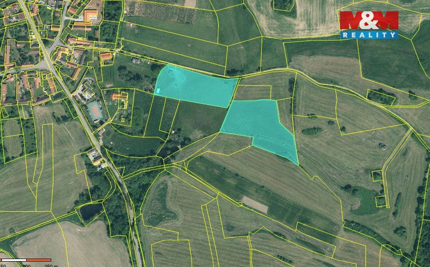 Prodej pastvin v katastrálním území Šamonice, na okraji obce