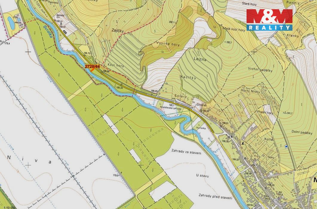 Prodej pozemku o výměře 232 m2 v katastru obce Židlochovice.