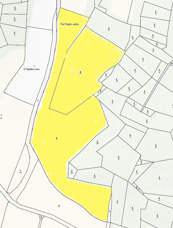 Prodám pozemky louky č.p. 1207 výměra 33120m2 a louka s část