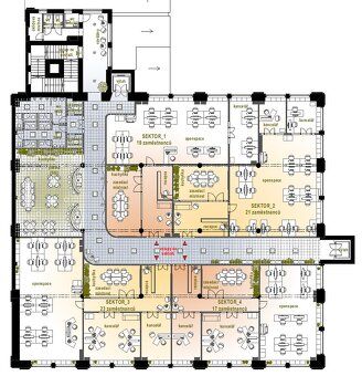 - 4 POSCHODIA - 5.000 m² plochy - centrum Vratislavíc nad
