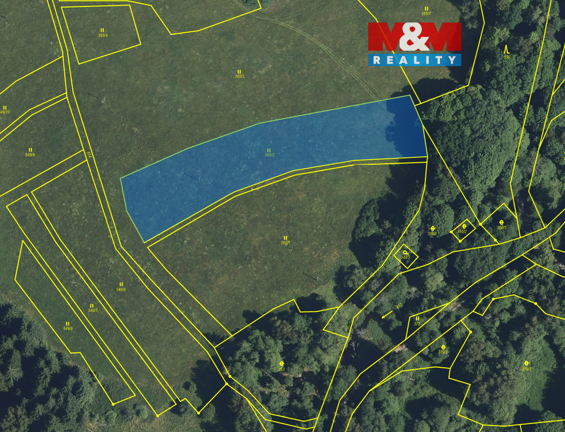 Sprzedaję grunt rolny, 4 518 m² – Nowe Domki, Rozvadov