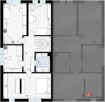 Prodej novostavby rodinného domu/bytu 5+kk, 160m² plochy s g