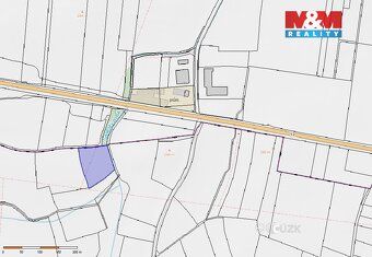 Nabízíme k prodeji rozlehlé pole o výměře 7366 m² v katastrá