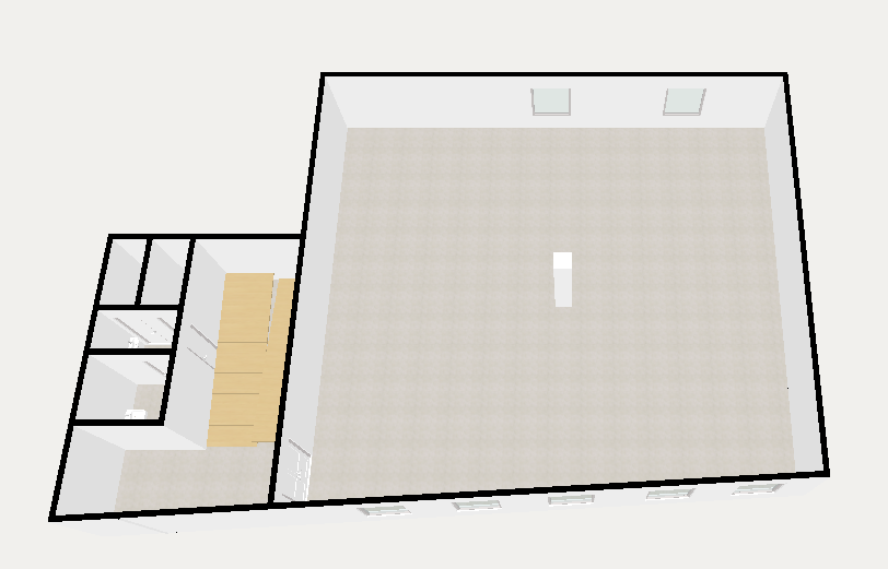 Prostory o užitné ploše 135 m² jsou vhodné pro obchodní i ka