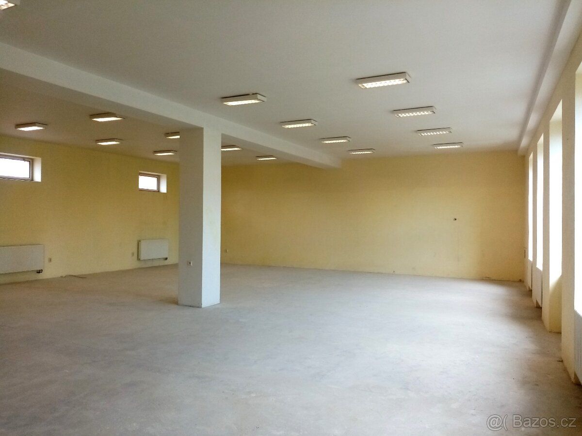 Prostory o užitné ploše 135 m² jsou vhodné pro obchodní i ka