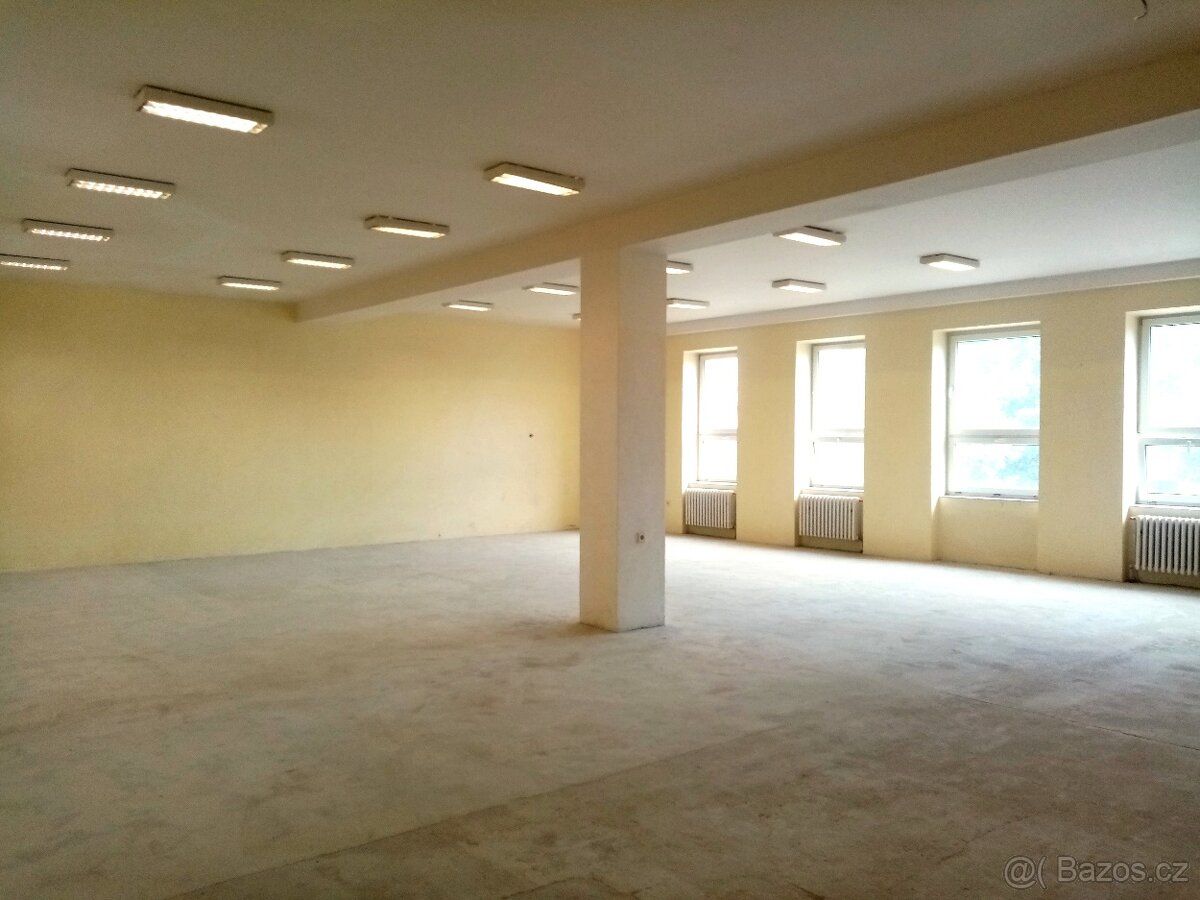 Prostory o užitné ploše 135 m² jsou vhodné pro obchodní i ka
