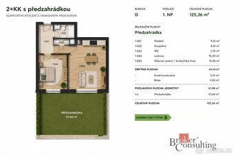 Podnájem bytu 2+kk, 62 m2 se zahradou a garážovým stáním - M
