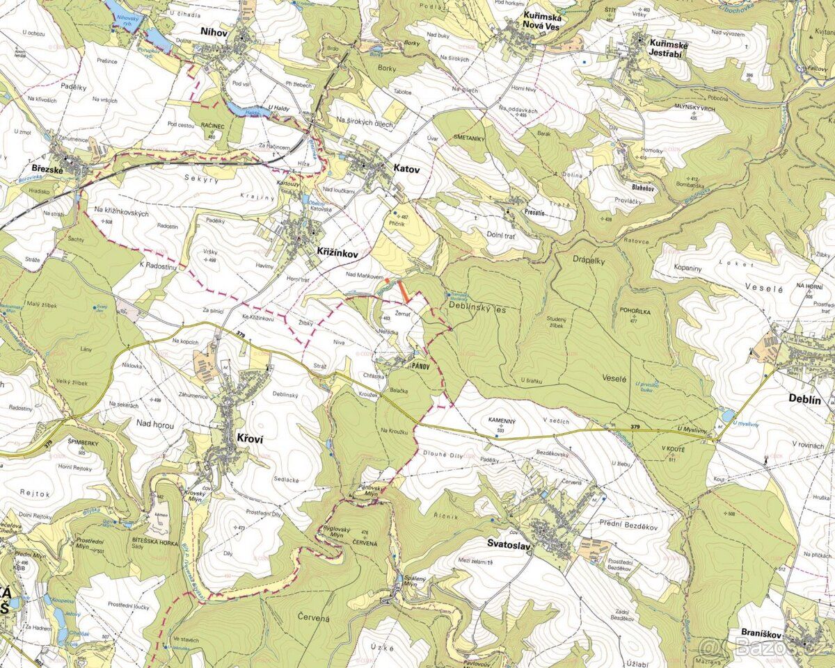 V katastrálním území Katov (okres Brno-venkov) nabízíme k pr