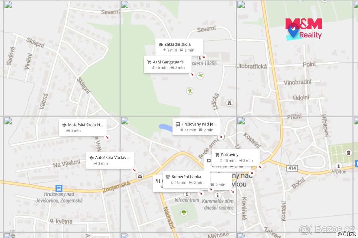 Prodej pozemku určený k bydlení o rozloze 1187 m² katastráln