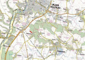 W obszarach katastralnych Dobrovice i Nepřevázka w powiecie