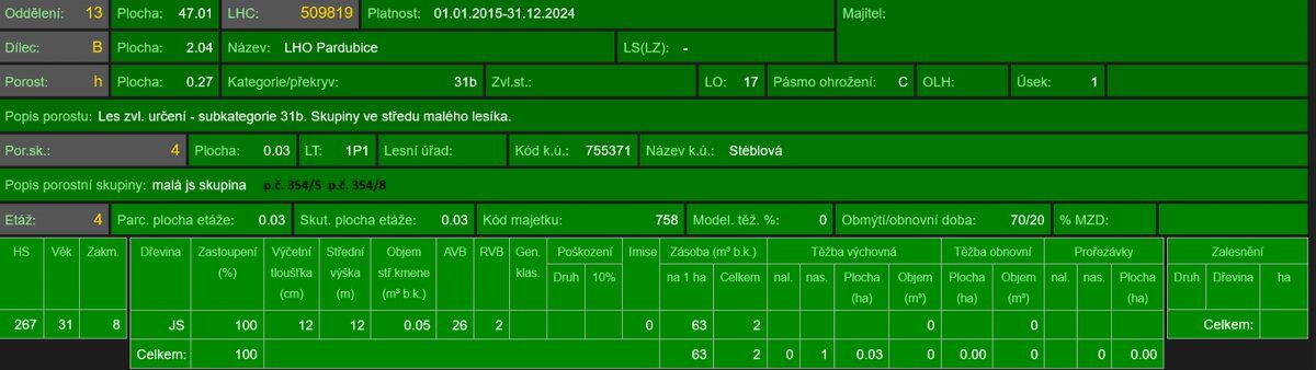 Продаємо лісові ділянки в к.у. Стеблова. Йдеться про