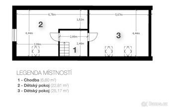 Pronájem mezonetového bytu 4+1, 124 m², Mařenice – klid, pří