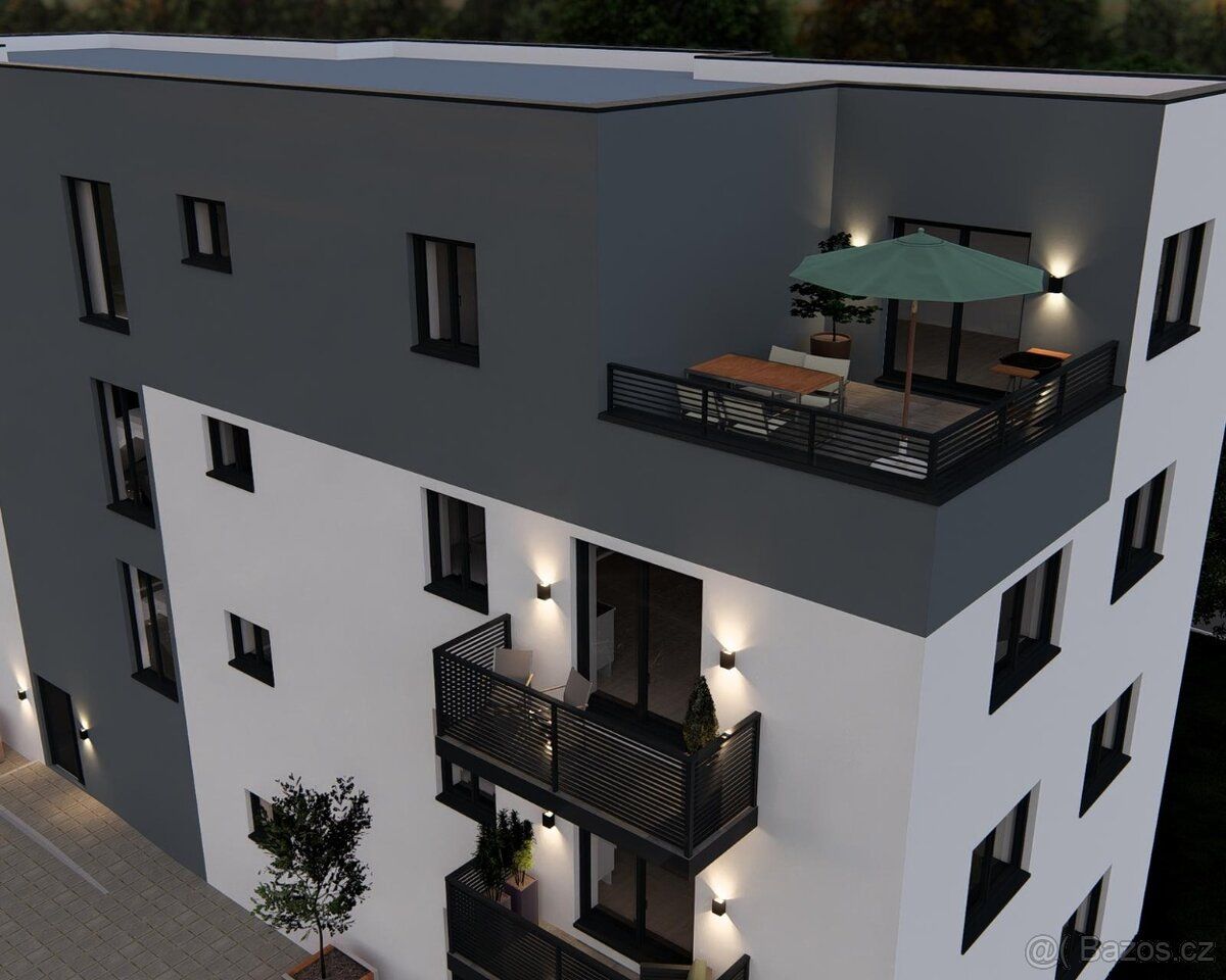 I offer apartments for sale in a new brick apartment house