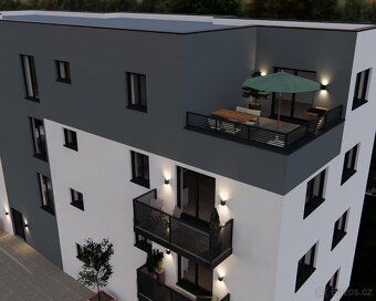 I offer apartments for sale in a new brick apartment house