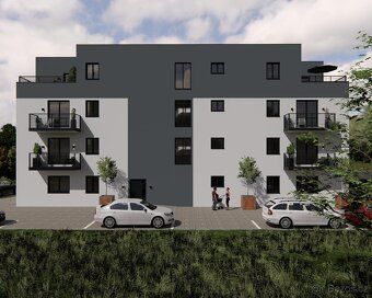I offer apartments for sale in a new brick apartment house