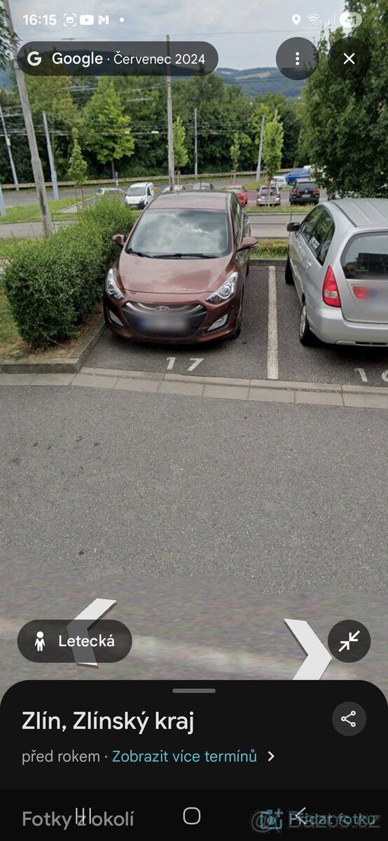 I am renting out parking space at Podlesi II Street Zlin.