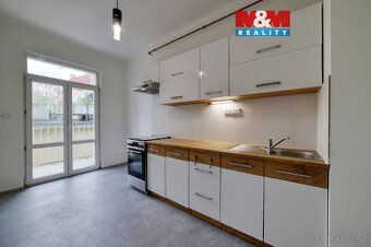 We offer for rent a bright apartment with layout 1+kk and