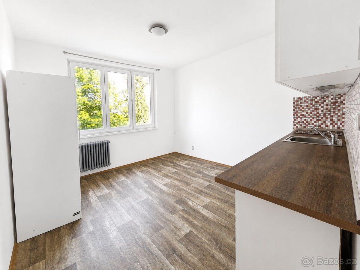 We offer for rent a bright apartment with layout 1+kk and