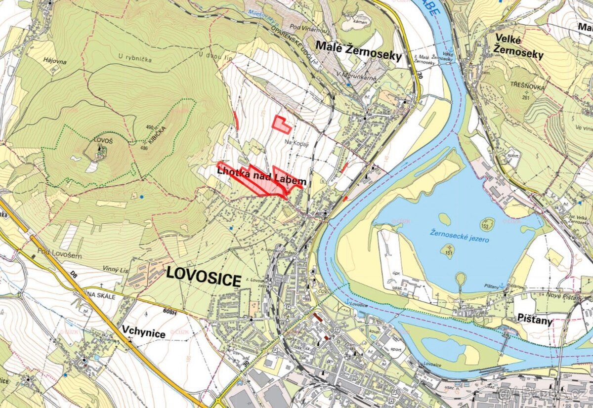V katastrálním území Lhotka nad Labem (okres Litoměřice) nab
