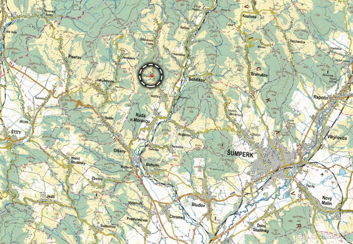 V katastrálním území Hostice (obec Ruda nad Moravou, okres Š
