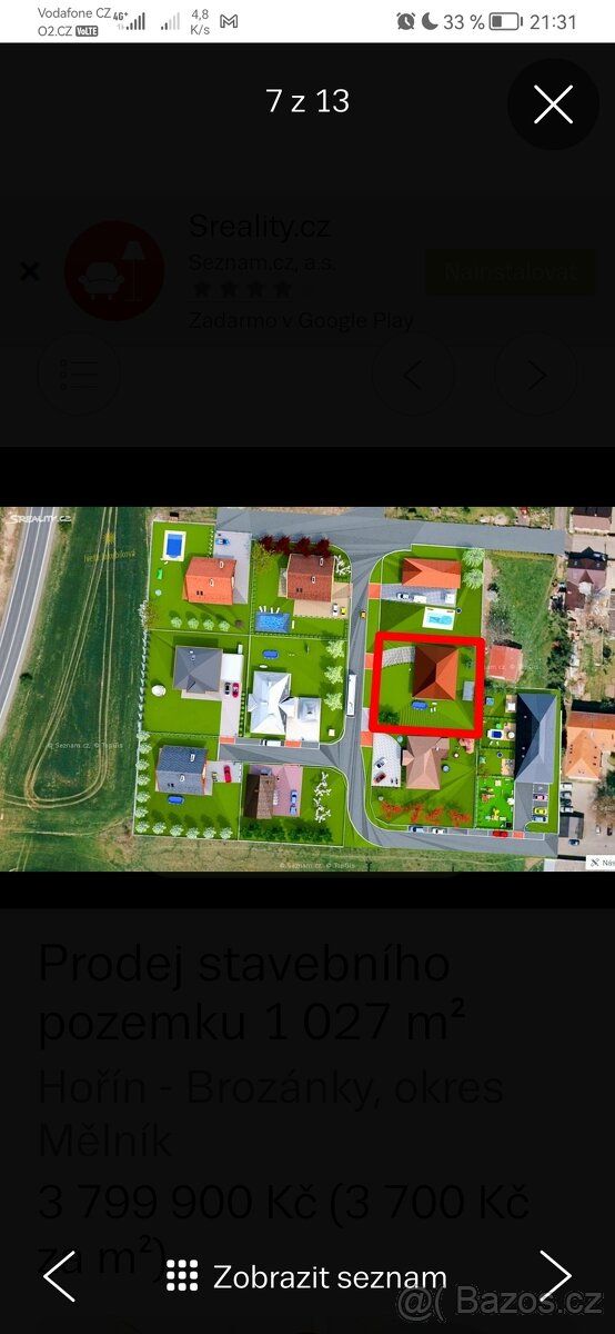 Rk nevolat!!! Nabízím rovinatý pozemek o celkové rozloze 100