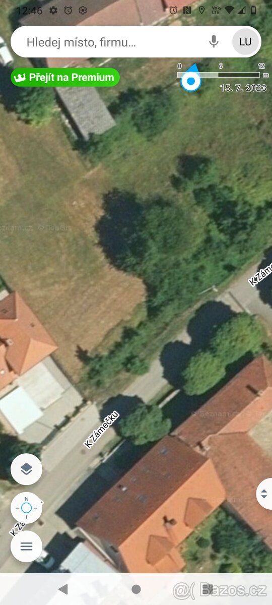 Prodám pozemek o výměře 622 m2 v Bystřici nad Pernštejnem ka